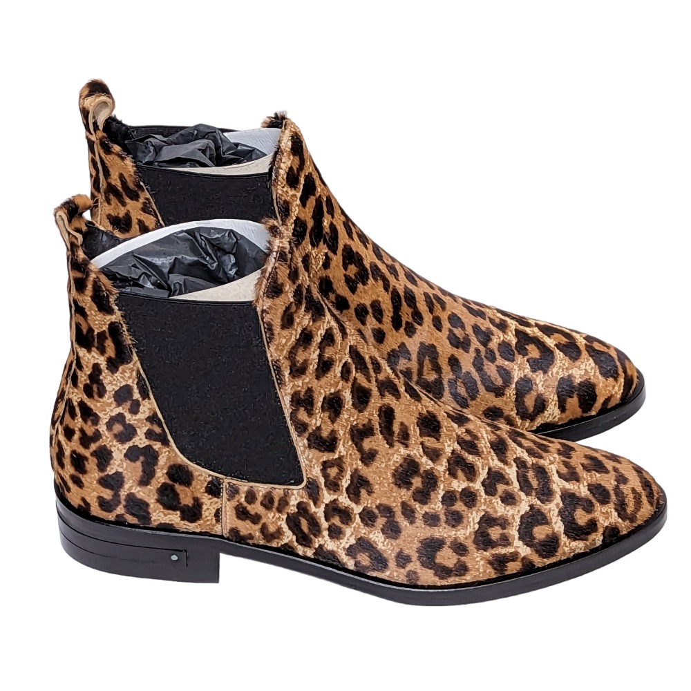 Cheetah best sale chelsea boots