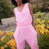Eve Gravel Romulus Jumpsuit - Bubblegum - Thumbnail 1