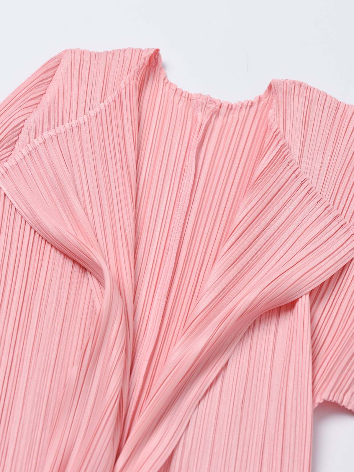 PLEATS PLEASE トップス LIGHT PINK Pleats Please Issey Miyake Monthly Colors September Pleated Long