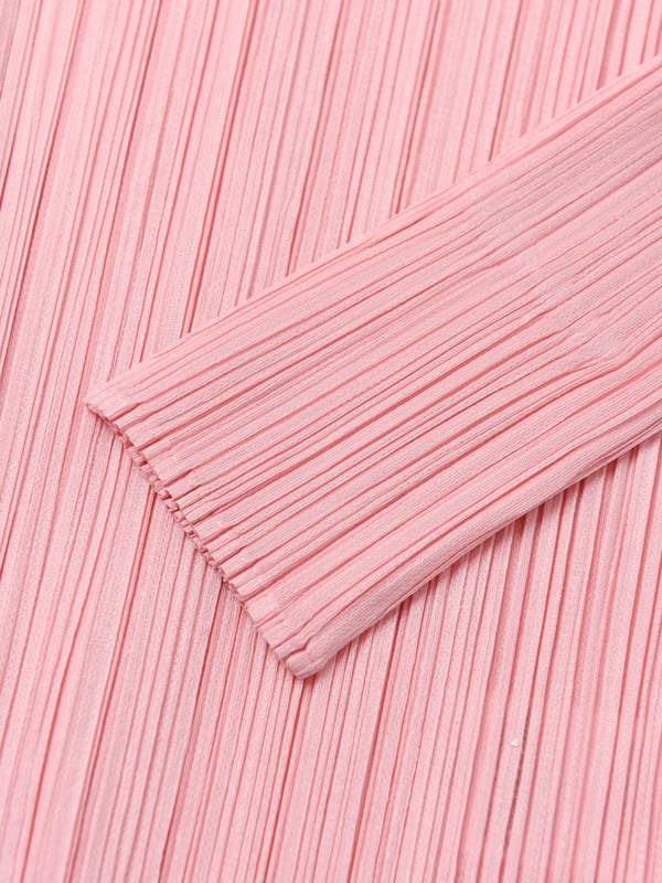 Pleats Please By Issey Miyake Monthly Colors Cardigan - Light Pink
