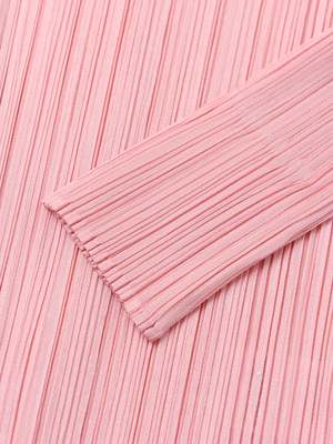Pleats Please By Issey Miyake Monthly Colors Cardigan - Light Pink