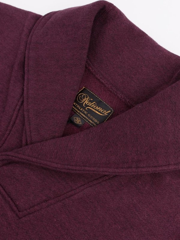 National Athletic Goods Shawl Pullover 11oz Fleece - Wine National Athletic Goods Shawl Pullover 11oz Fleece - Wine