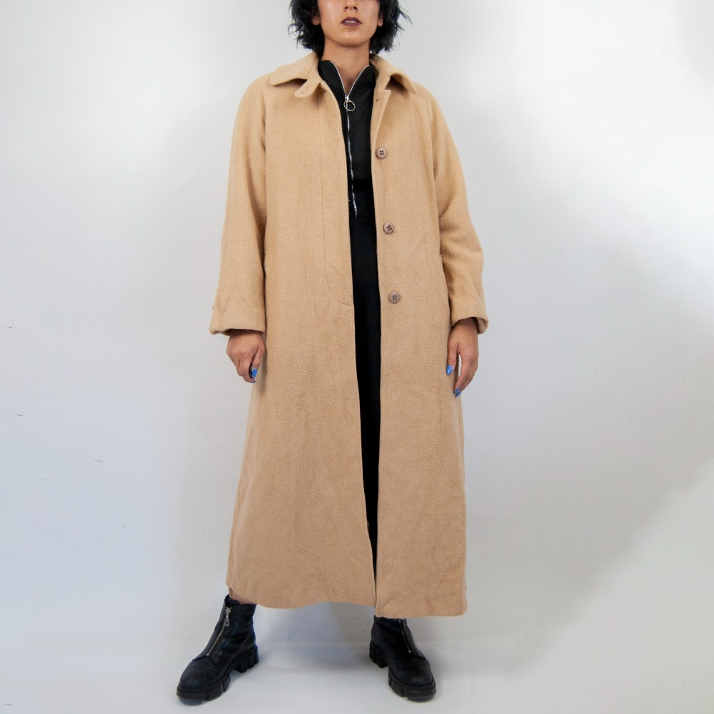 Fleurette camel hair coat hotsell