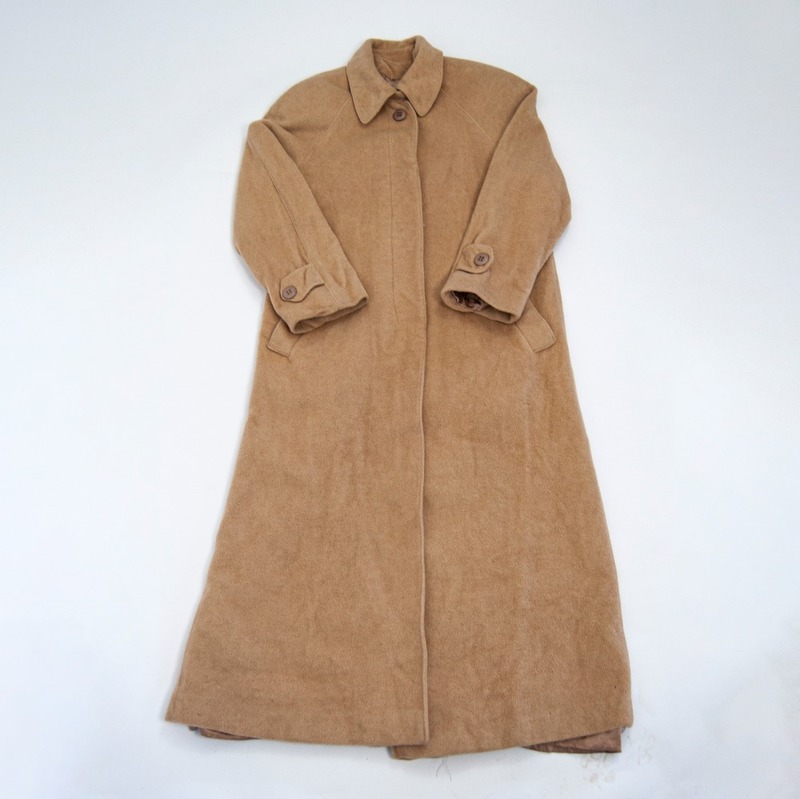 Fleurette camel hair coat online