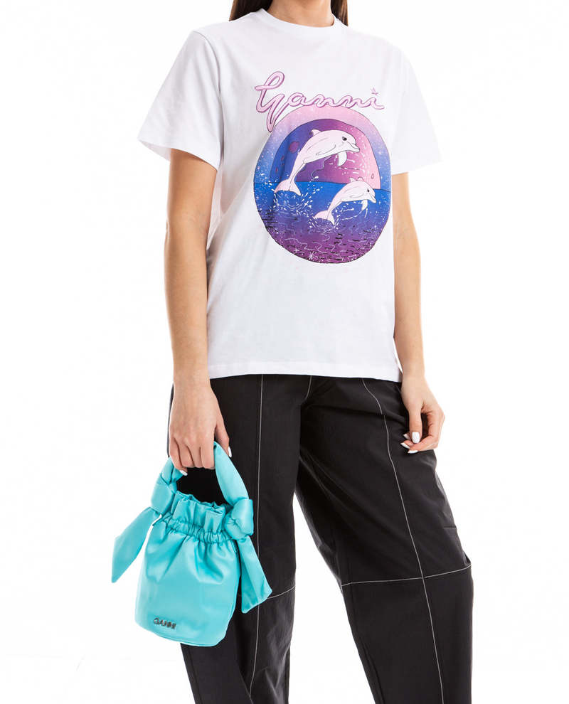 【GANNI（ガニー）】Occasion Top Handle Bag Ganni Occasion Top Handle Knot Bag - Black | Garmentory