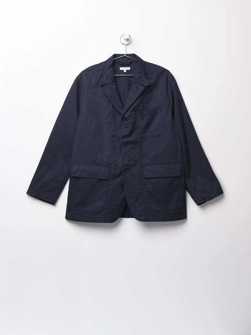 Engineered Garments High Count Twill Loiter Jacket A - Dark Navy 