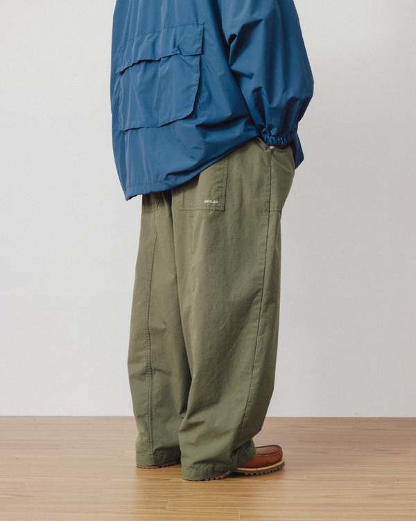 Anglan Round Rib Fatigue Balloon Pants - Khaki | Garmentory