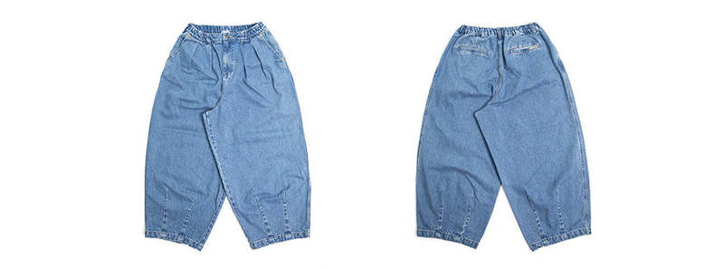 AG] Stone Vintage Denim Balloon Pants - ANGLAN