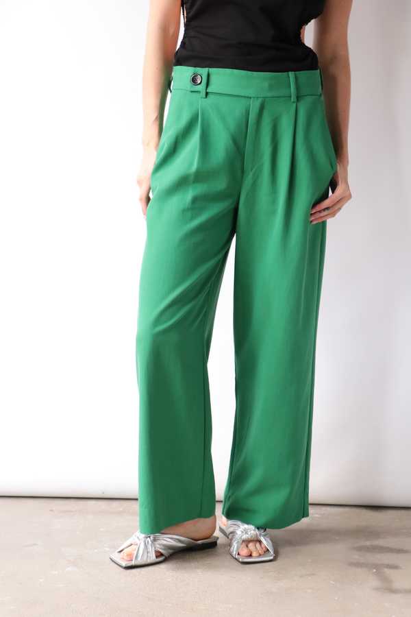 【Proenza Schouler】baby-pink wide pant Proenza Schouler White Label Cropped Leather Trousers | Pink