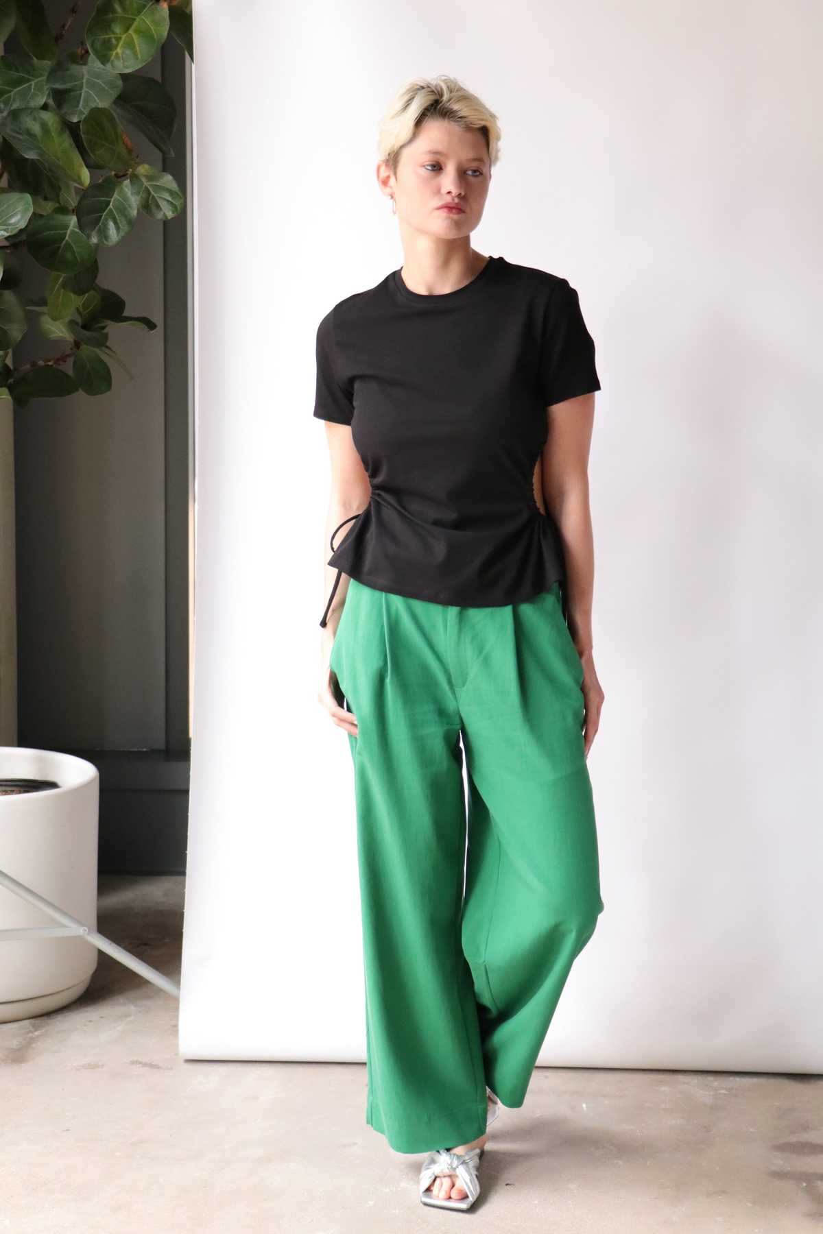パンツ Proenza Schouler Drapey Suiting Wide Leg Pant Proenza-Schouler-White-Label-
