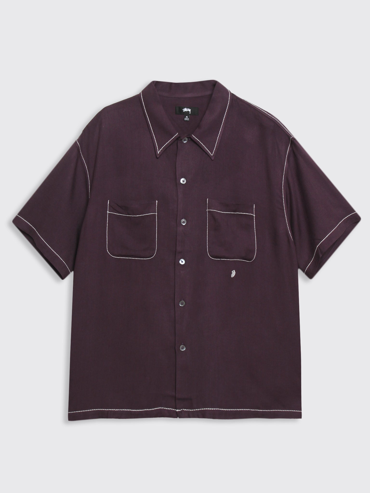 トップス ap21Stussy Contrast Stitch Stüssy: Contrast Stitch Label Pant (Navy) | DSMNY E-SHOP