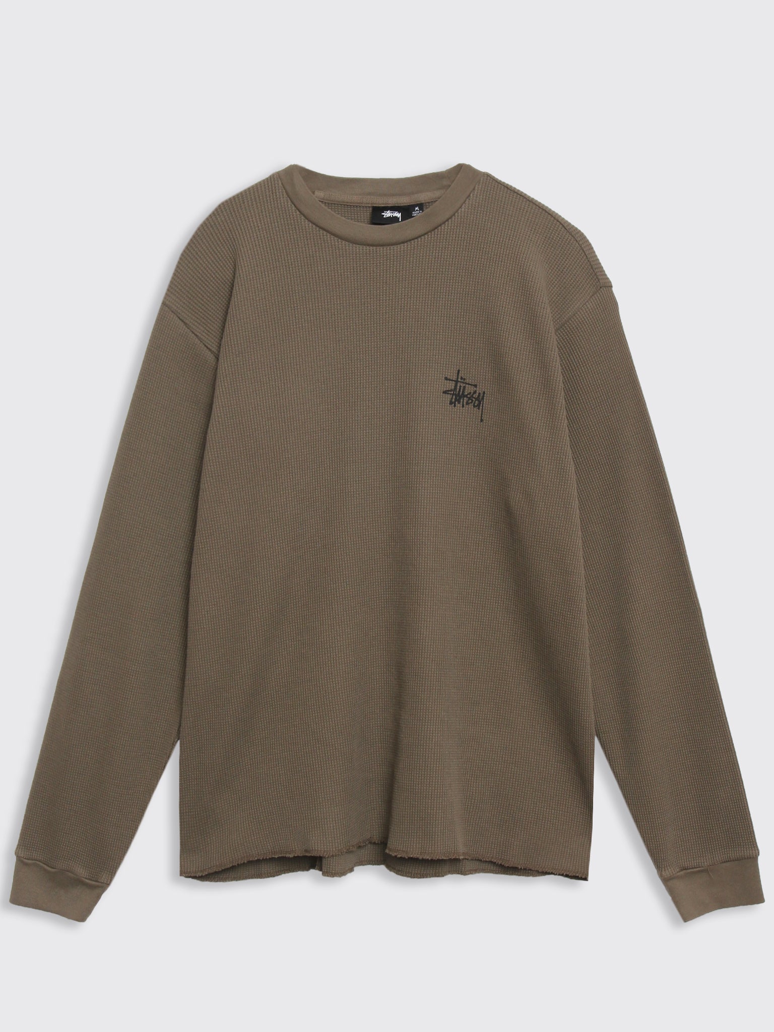 O´Dyed LS Thermal Stüssy Tops Long Sleeves Brown