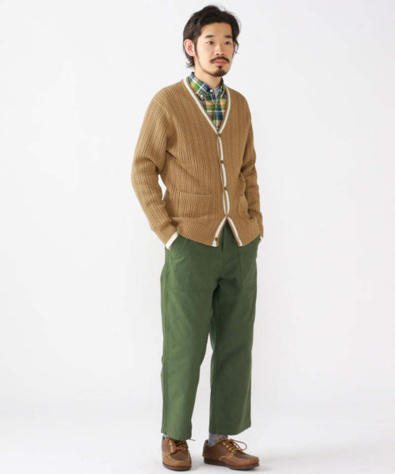 パンツ BEAMS PLUS MIL Utility Trousers BEAMS + Beams Plus MIL Utility Trousers - OLIVE | Garmentory