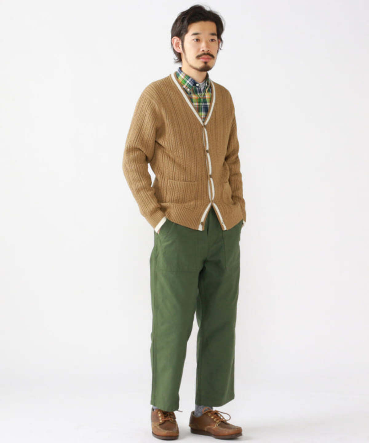 BEAMS PLUS Utility Trousers Mサイズ/オリーブ Beams Plus MIL Utility Trousers - OLIVE | Garmentory