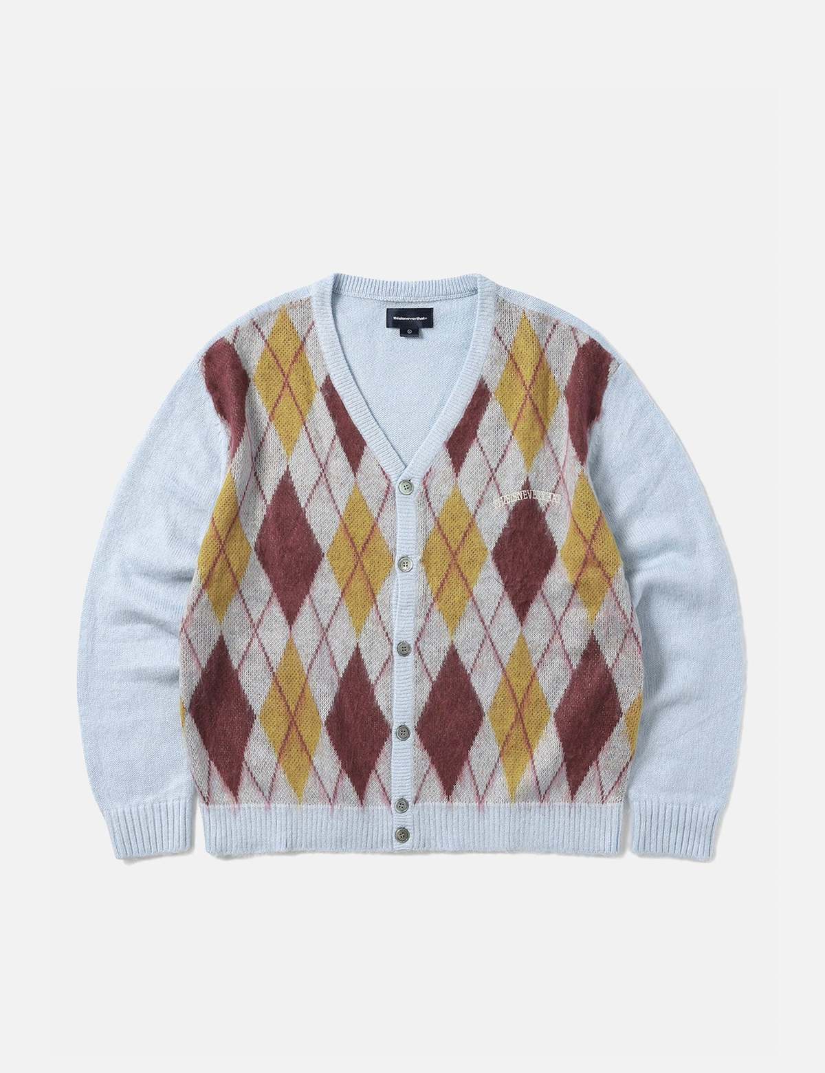 Thisisneverthat Argyle Cardigan - Blue | Garmentory