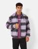 Thisisneverthat Brushed Check Zip Jacket - Lavender Purple - Thumbnail 1