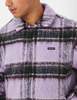 Thisisneverthat Brushed Check Zip Jacket - Lavender Purple - Thumbnail 2