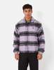 Thisisneverthat Brushed Check Zip Jacket - Lavender Purple - Thumbnail 3