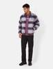 Thisisneverthat Brushed Check Zip Jacket - Lavender Purple - Thumbnail 5