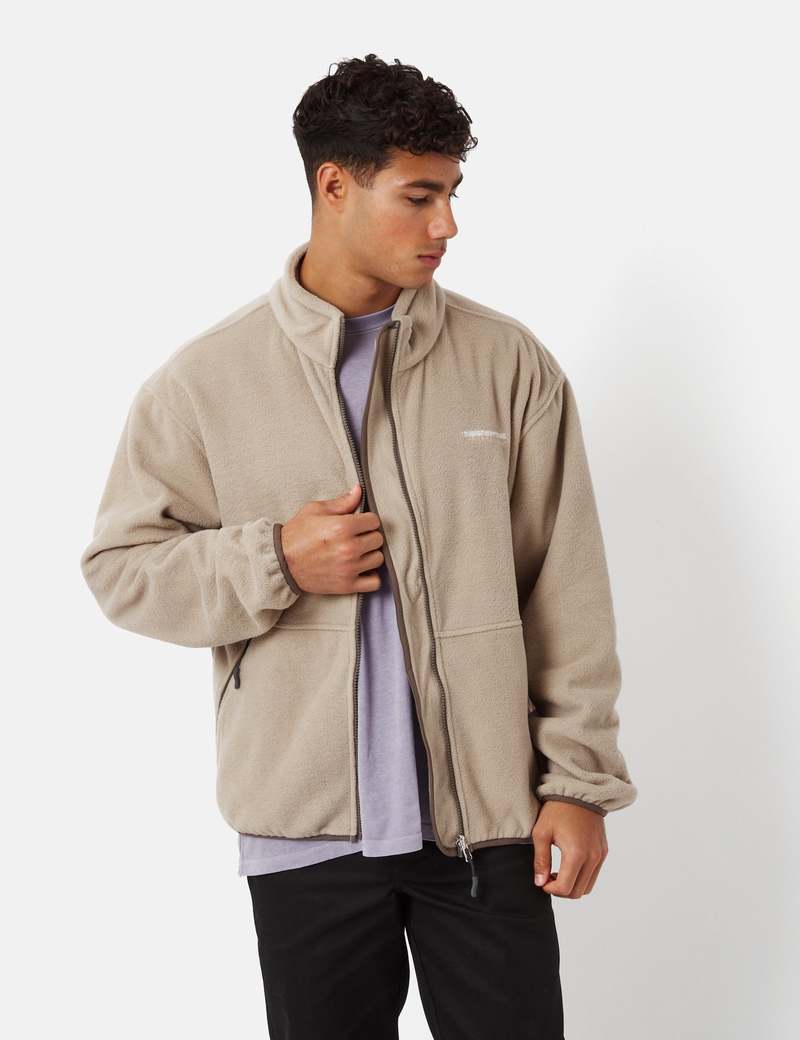 Thisisneverthat INTL Fleece Jacket - Beige | Garmentory