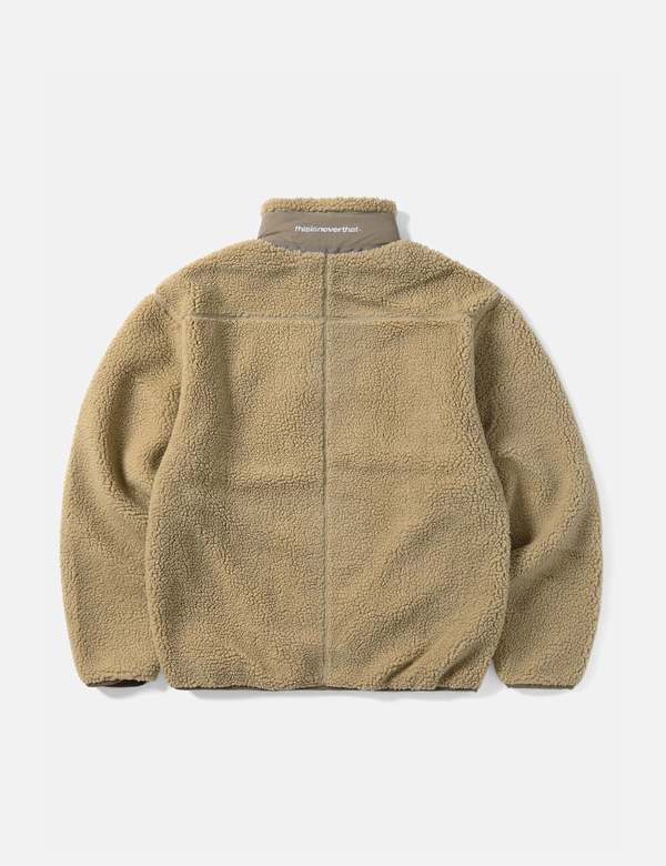Thisisneverthat SP Sherpa Fleece Jacket - Beige | Garmentory