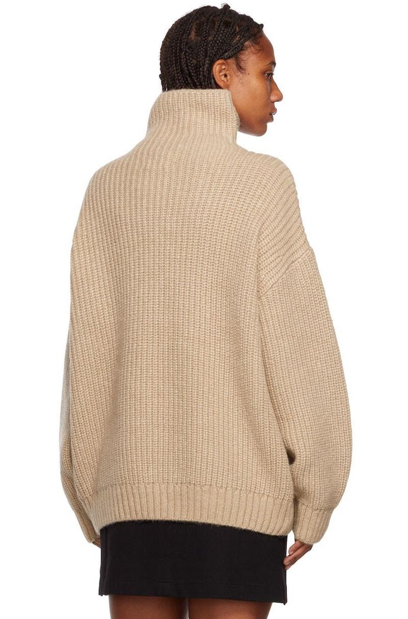 ANINE BING Sydney Sweater - Brown | Garmentory