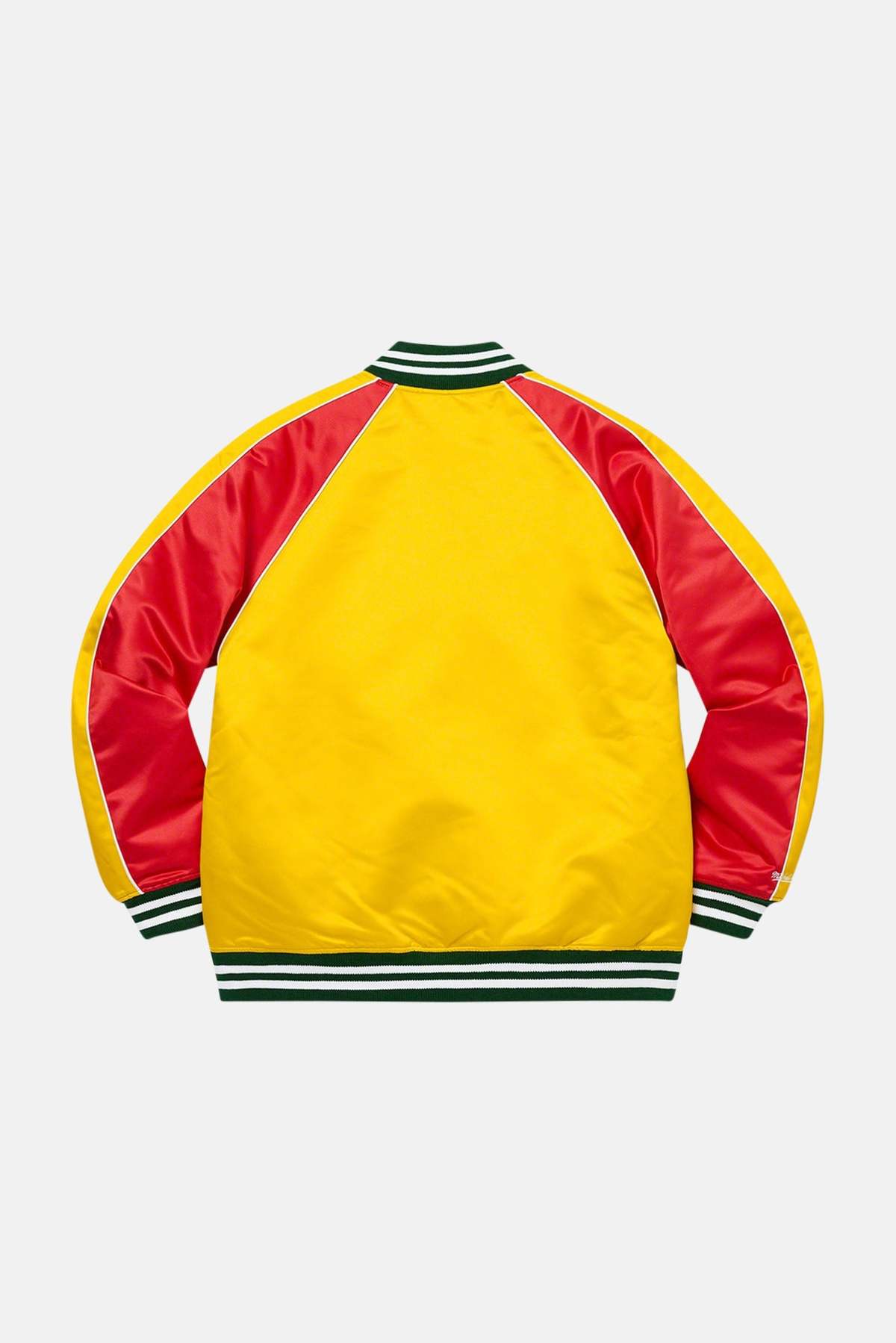 Supreme x Mitchell and Ness Sequin Logo Varsity Jacket