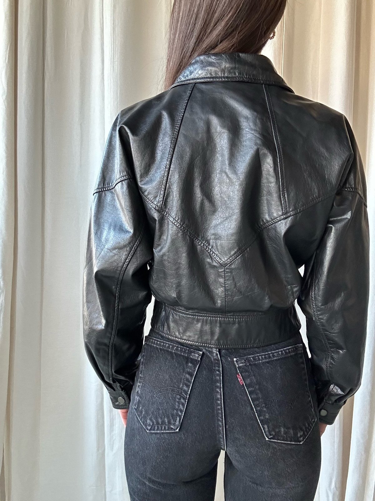 Jacquard Aztec Crop Moto Jacket
