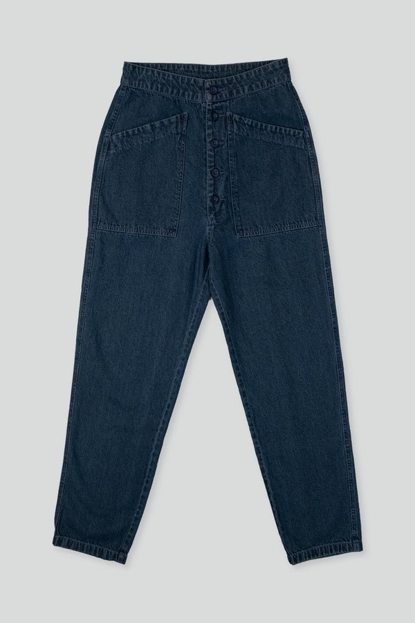 Micaela Greg Work Pant - Deep Indigo