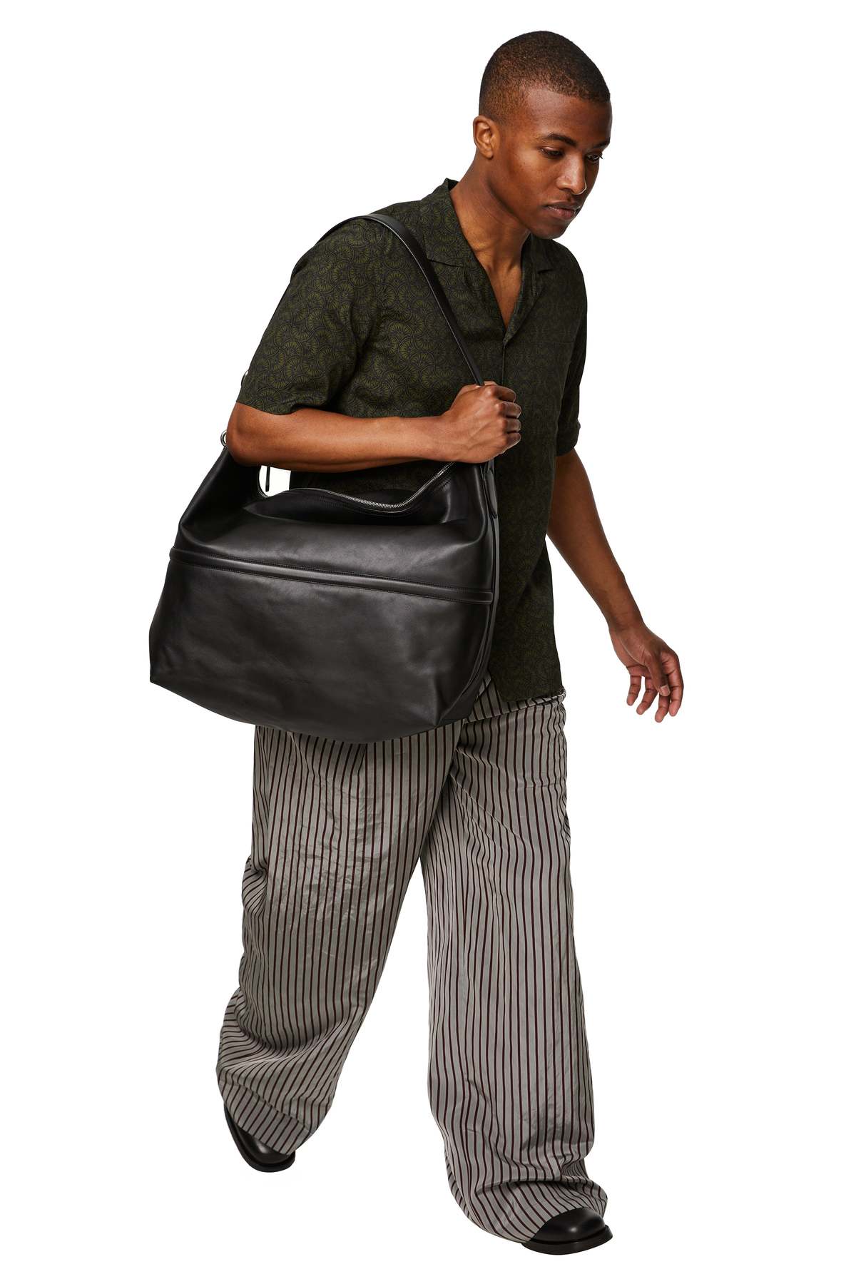 バッグ DRIES VAN NOTEN travel canvas bag Leather Travel Bag (Black) | Garmentory