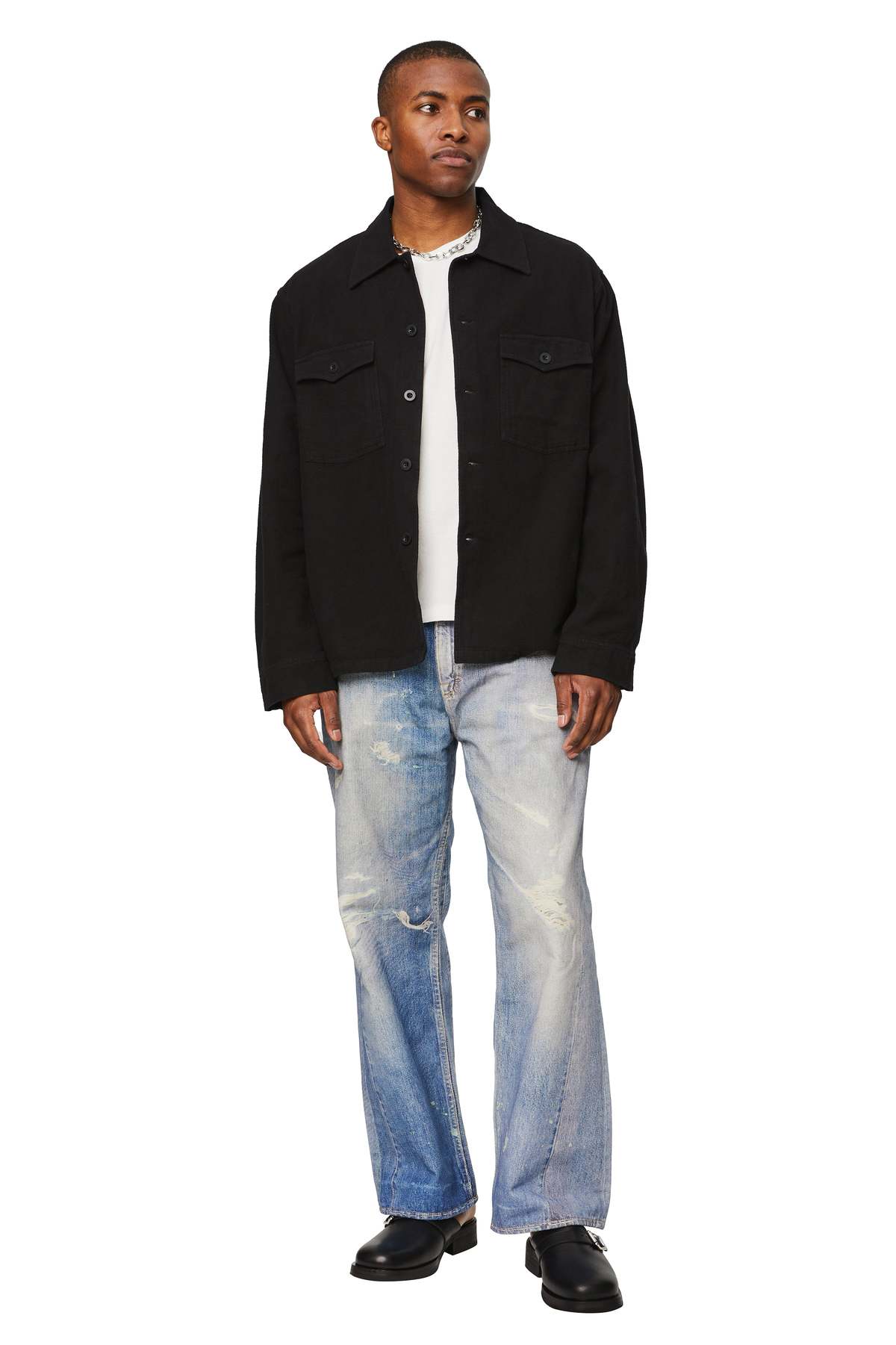 Our Legacy EVENING COACH JACKET - BLACK BRUSHED | Garmentory