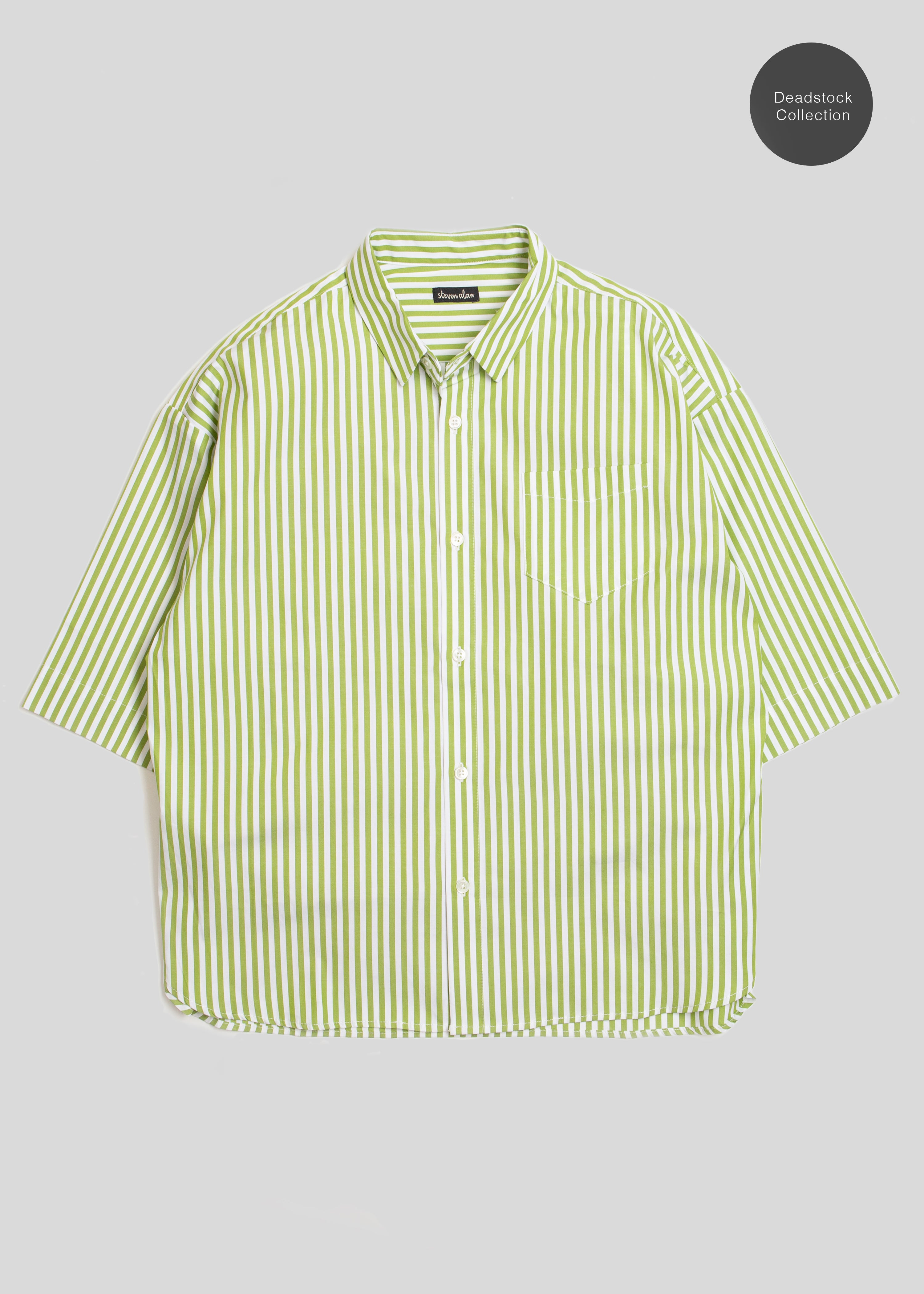 Steven Alan CRAPE STRIPE SHIRT/shirt