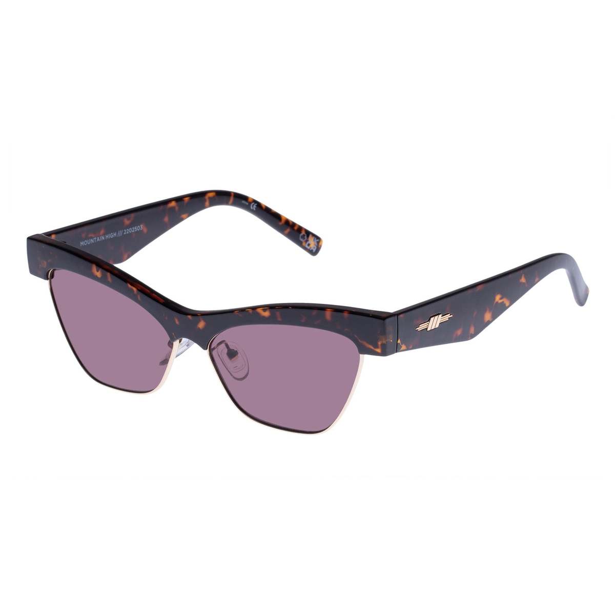 Le Specs Mountain High Sunglasses - Tort Gold | Garmentory display picture 1