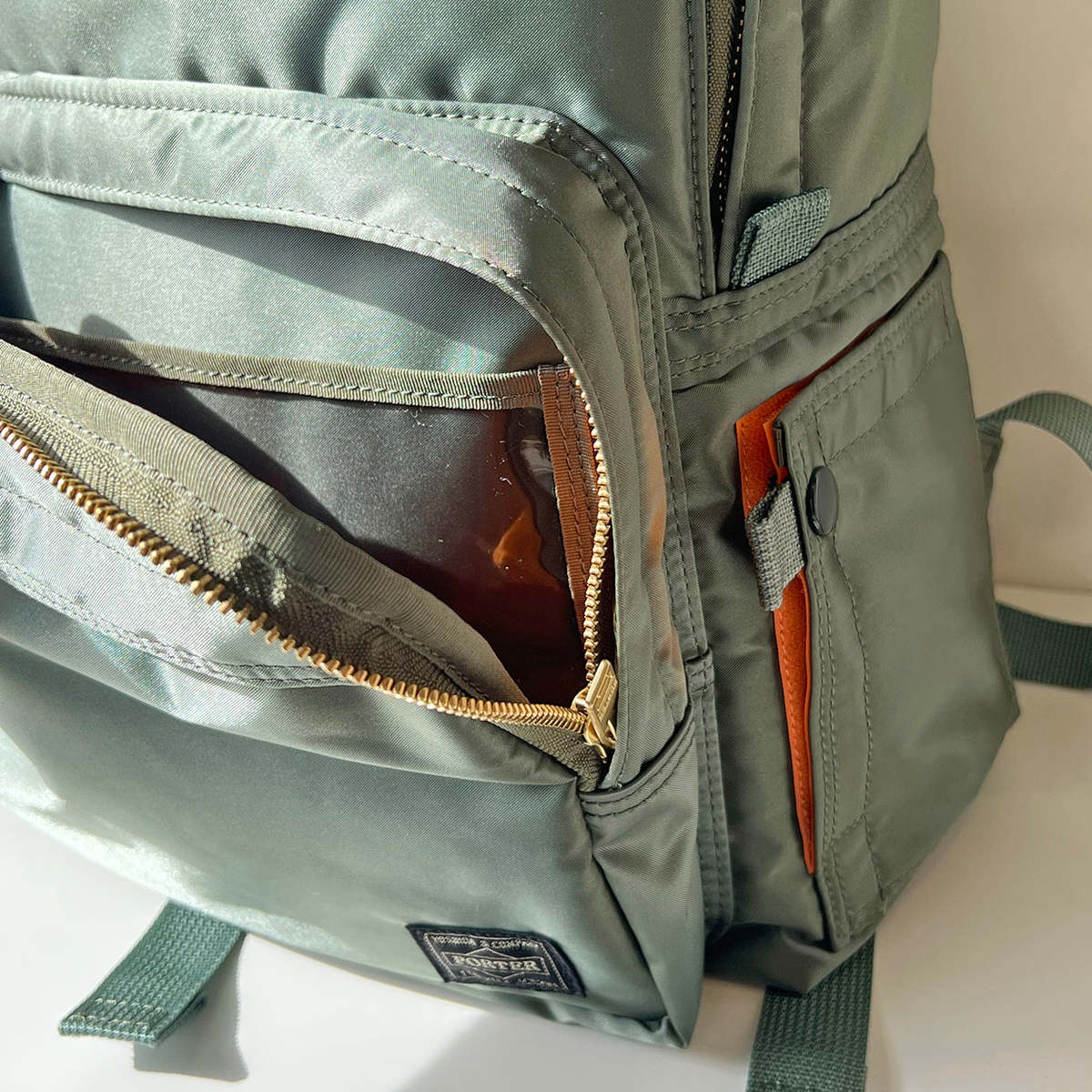 Porter Yoshida Tanker Day Pack - Sage Green - Image 7 of 10