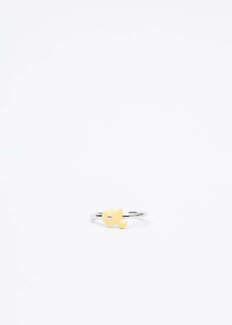 DEPARTMENT Silver Yellow A Ring - Silver