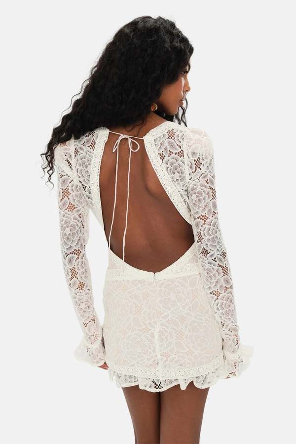 chinese dress ladies Coco Lace Sleeveless Mini Dress by For Love & Lemons – Cattivo main image 1
