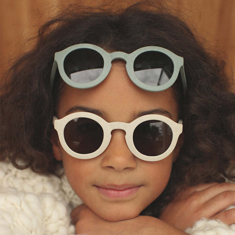 Kids Cream Eyewear Cream 01 Sunglasses - Sage