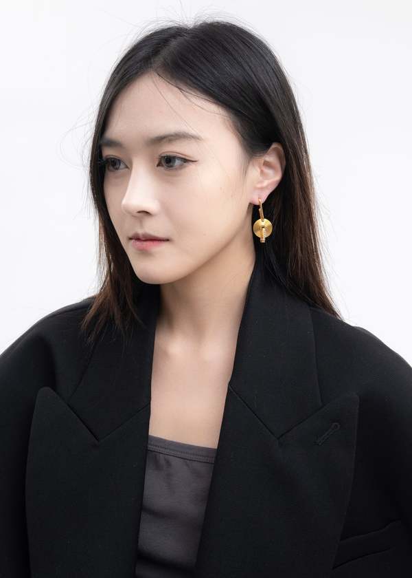 DEPARTMENT Gold CD Earring - Gold