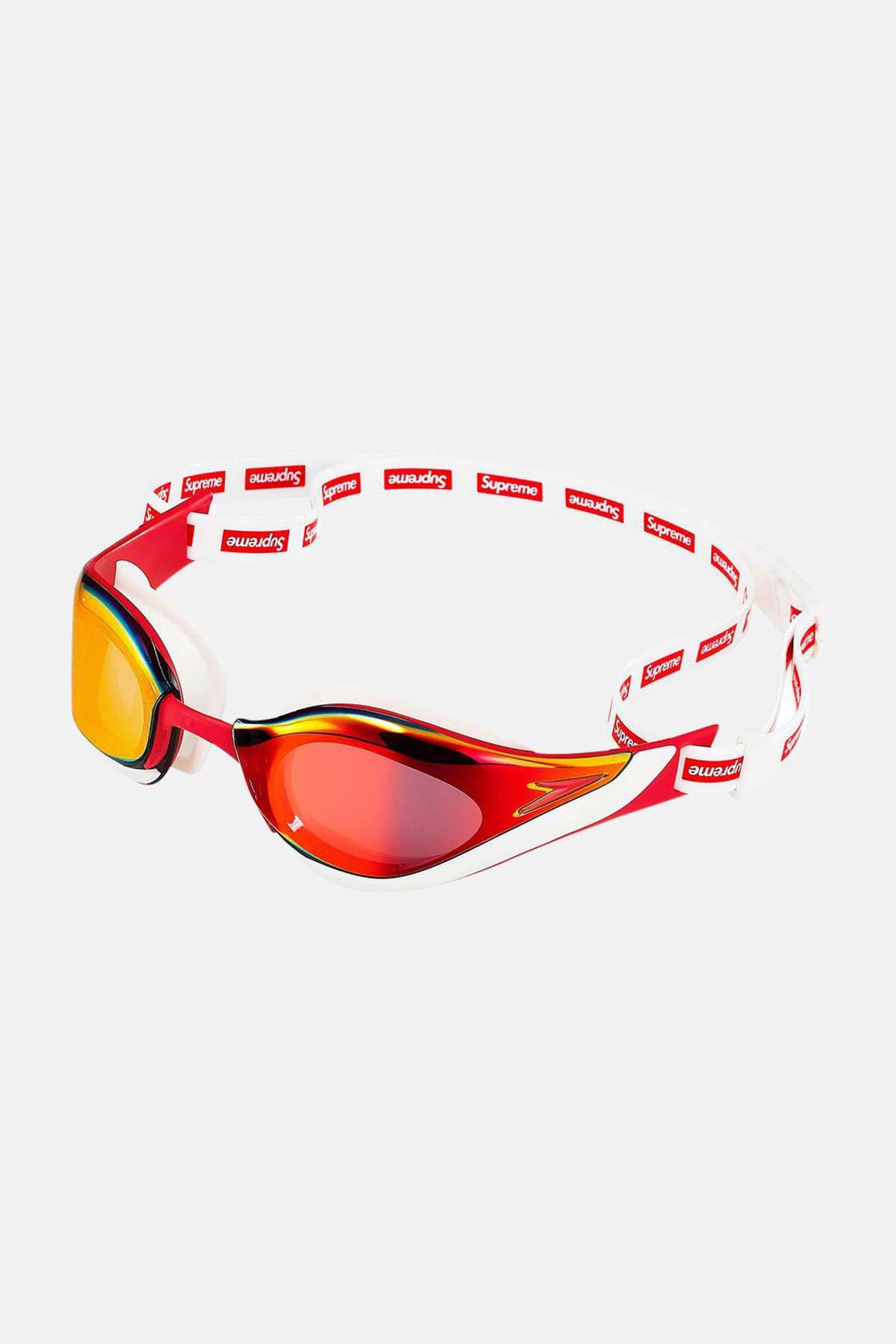 Supreme Speedo Swim Goggles - White/Red | Garmentory