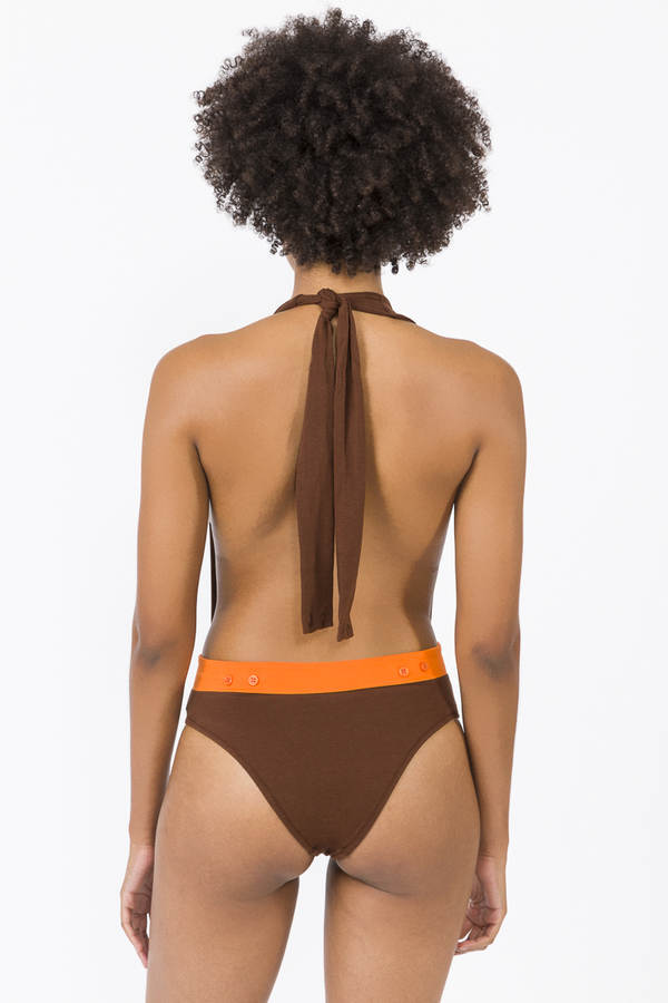 LUZ Collection Cesar - Chocolate/Orange LUZ Collection Cesar - Chocolate/Orange