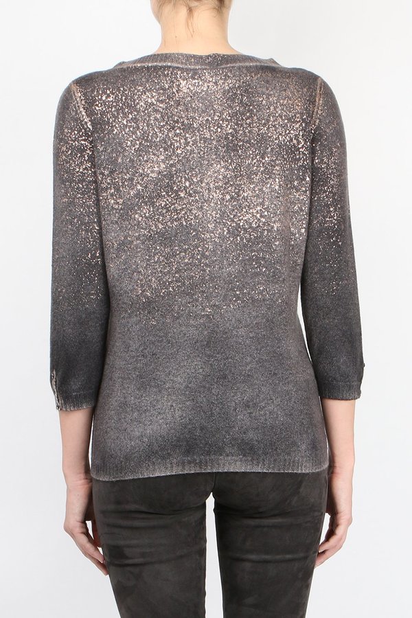 Avant Toi Metallic Three Quarter Knit Avant Toi Metallic Three Quarter Knit