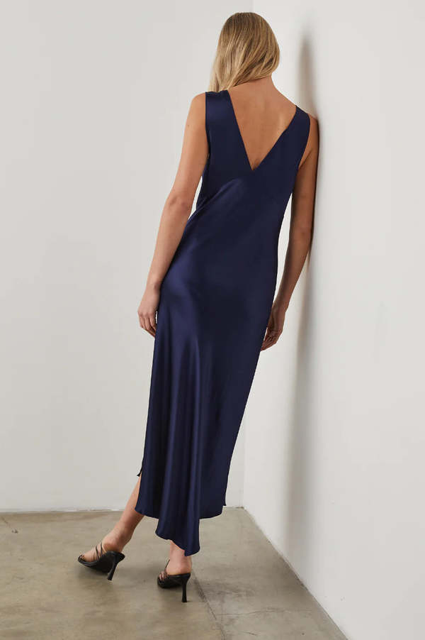 rails navy blue dress Laman Naharramli Franca Dress in Navy
