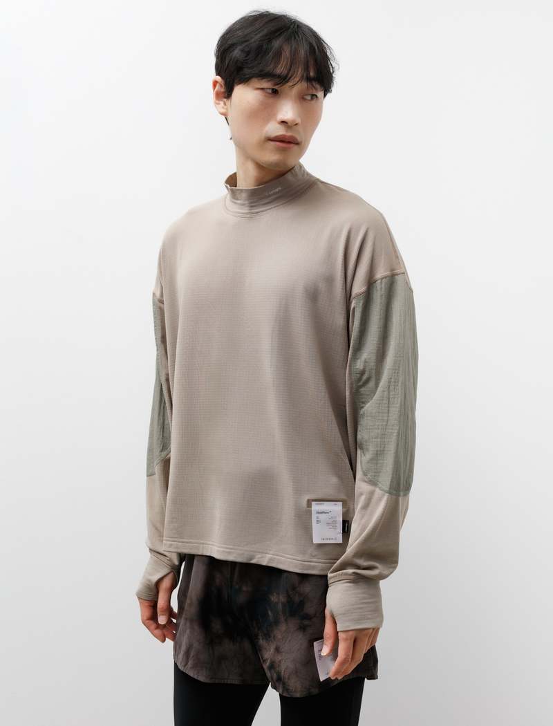 Satisfy Ghostface Mockneck - Desert Taupe | Garmentory