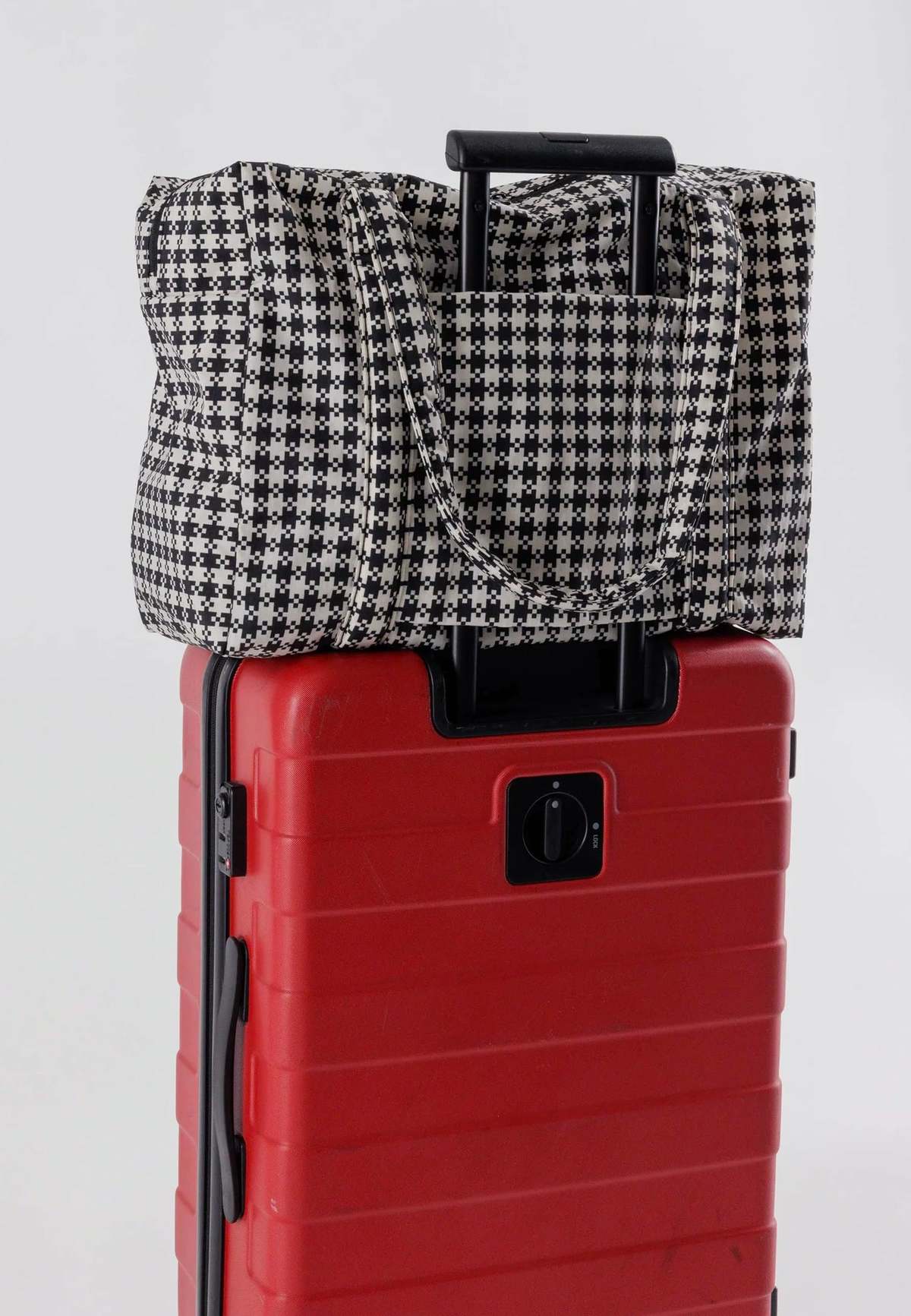 Happy Carry Bag - Black Gingham main image 1