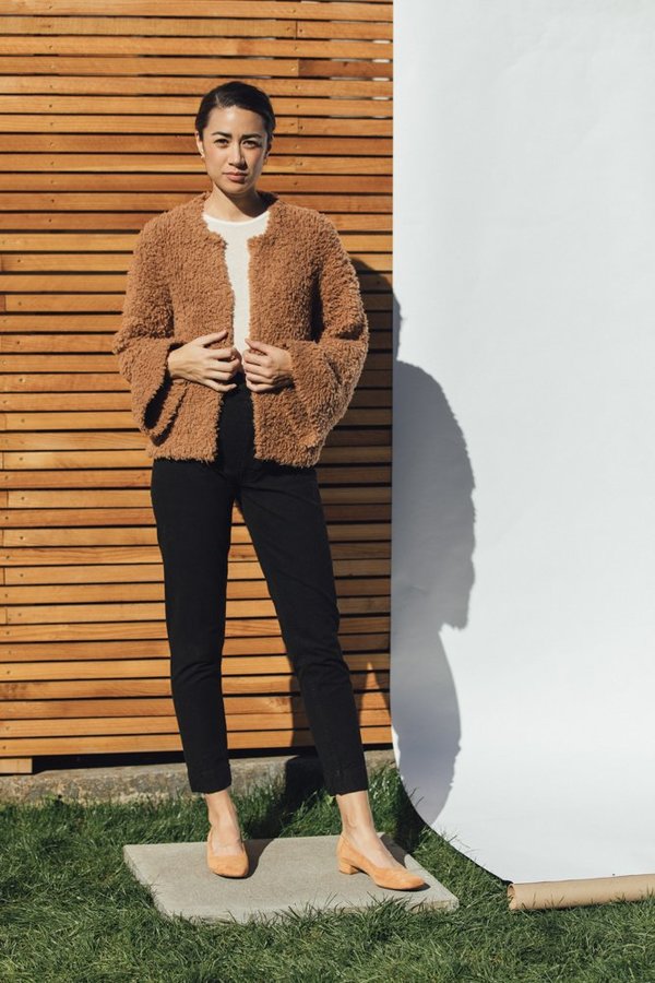 snail cinnamon sweater
