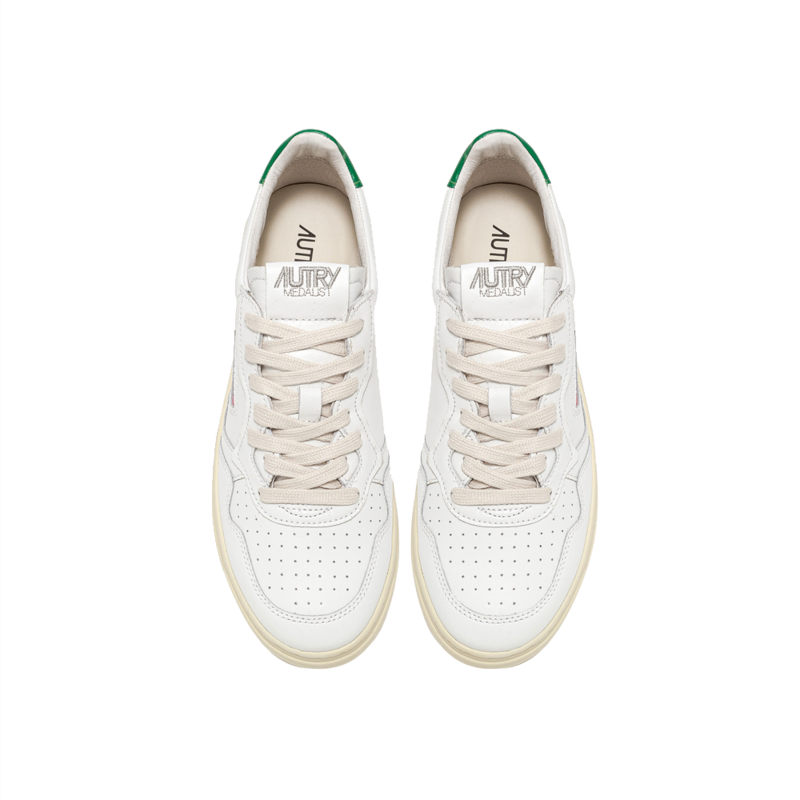 Autry Medalist Low Sneakers Leather Men AULM LL20 - White