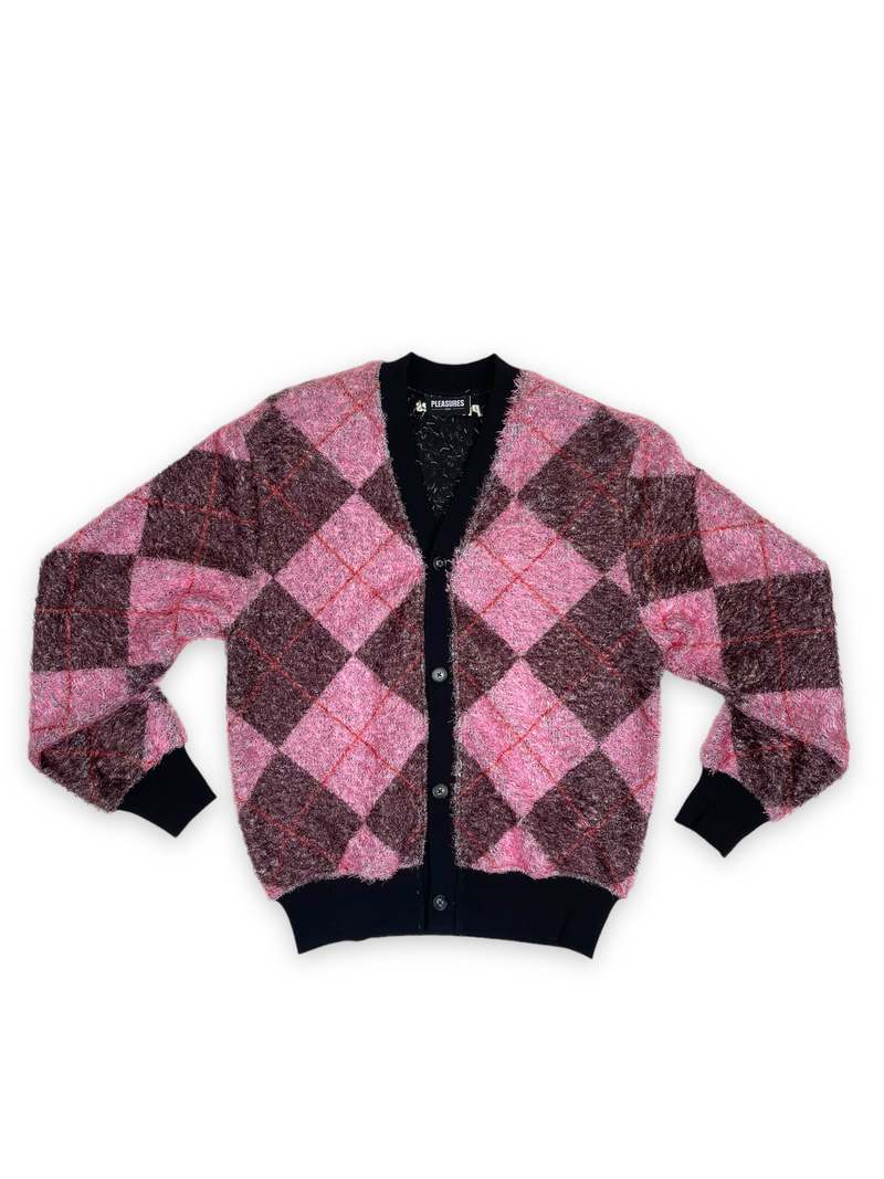 PLEASURES Cardigan Pink Garmentory