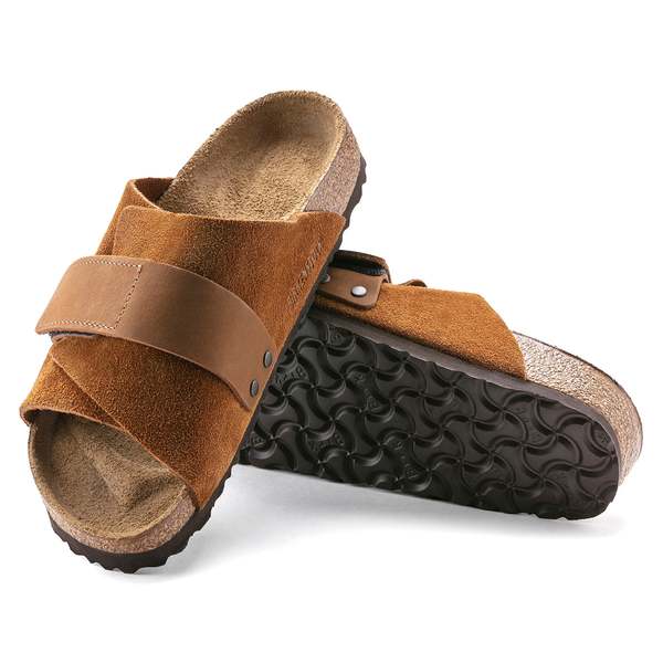 Birkenstock Kyoto Nubuck/Suede Leather Mink Birkenstock Kyoto Nubuk Mink | Footshop main image 3