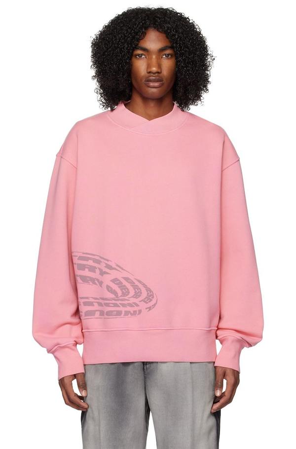 Diesel S-Mackis Sweatshirt Pink Garmentory