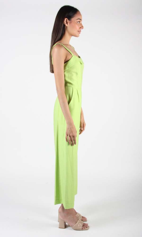 Birds of North America Sandgrouse Jumpsuit - Pear